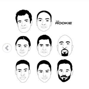 Rookie Team 2XL Tee Public Characters Black & White TV Show NWT